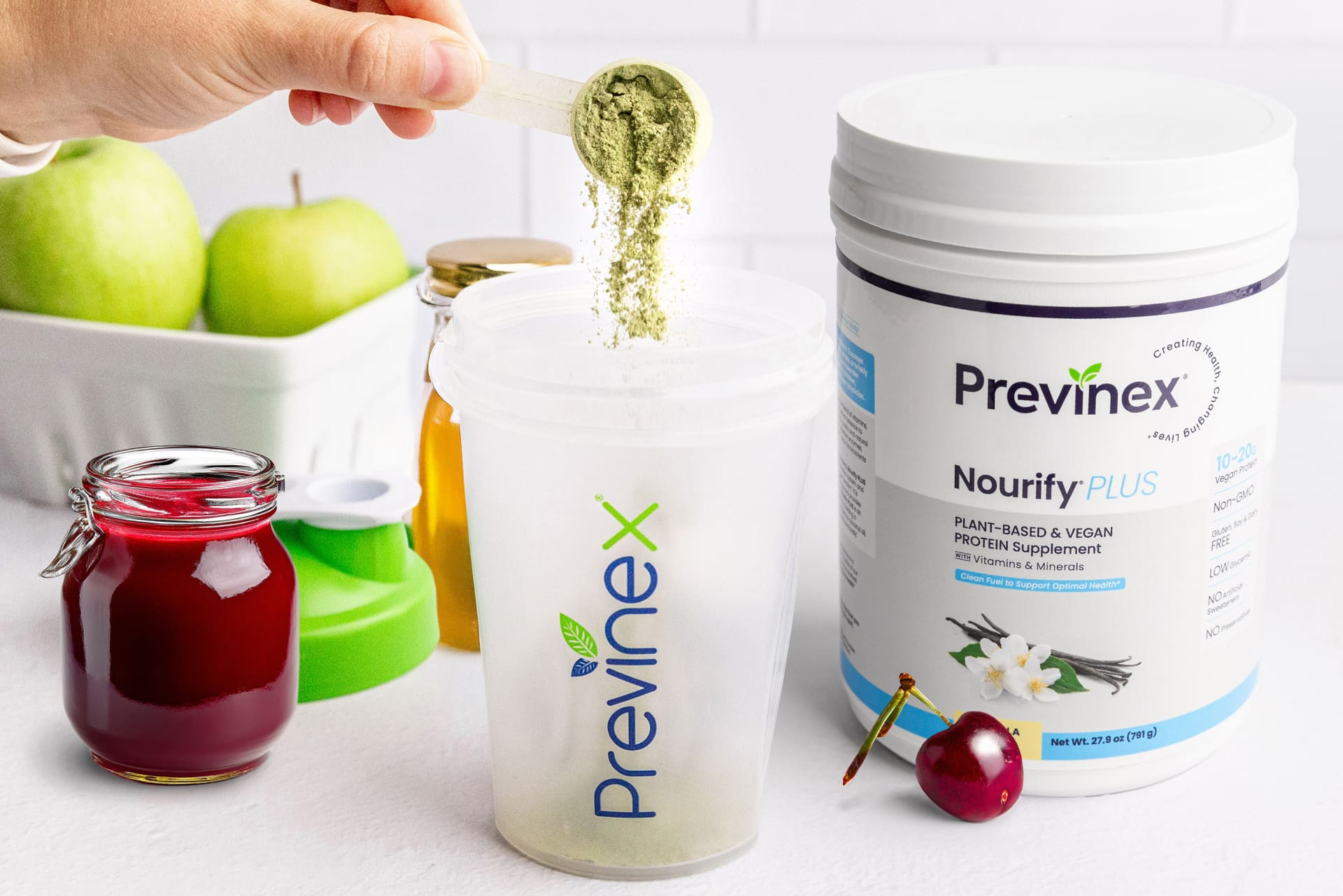 Shake it Up: Cherry Vanilla Protein Matcha