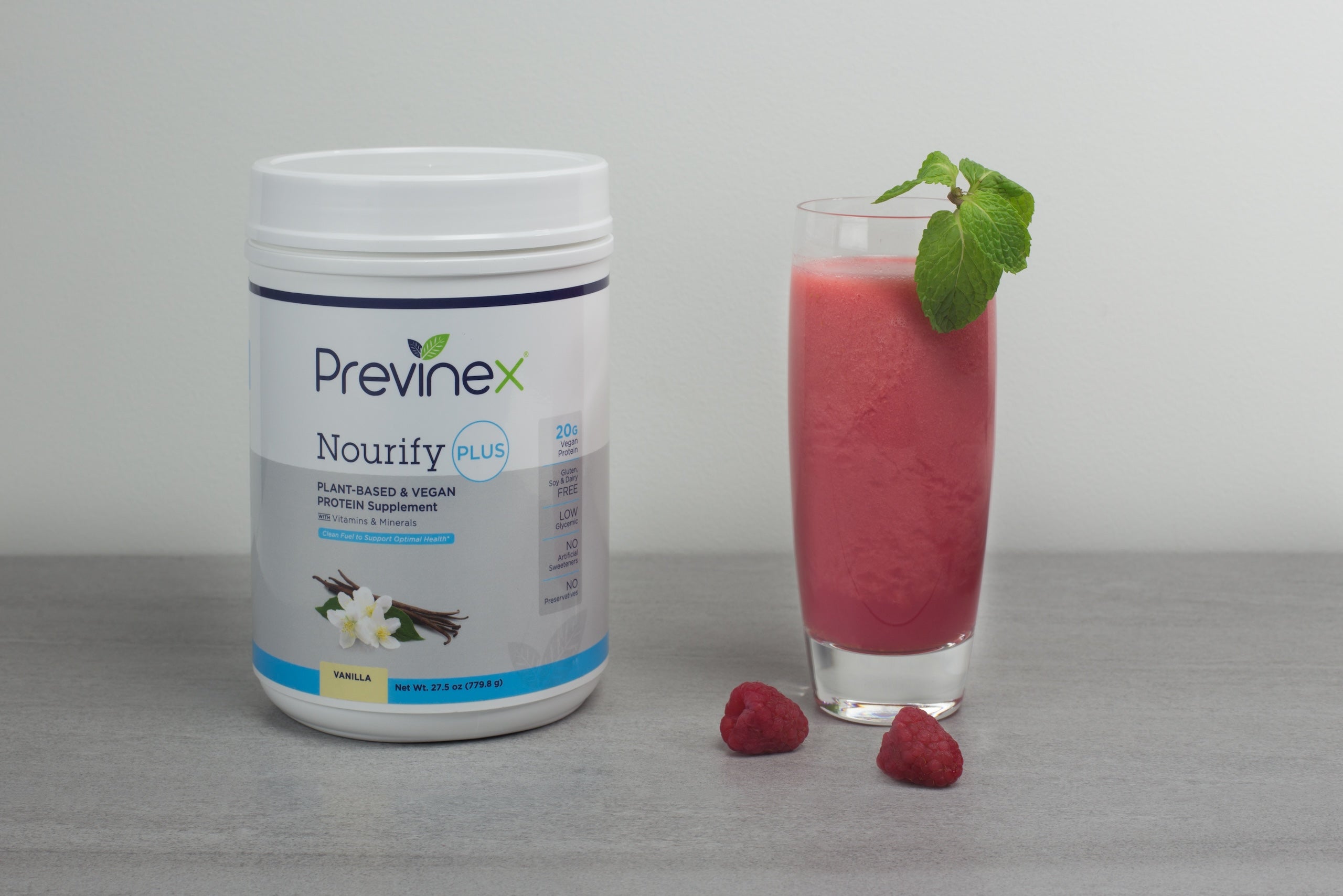 Cool Breeze Raspberry Mint Smoothie