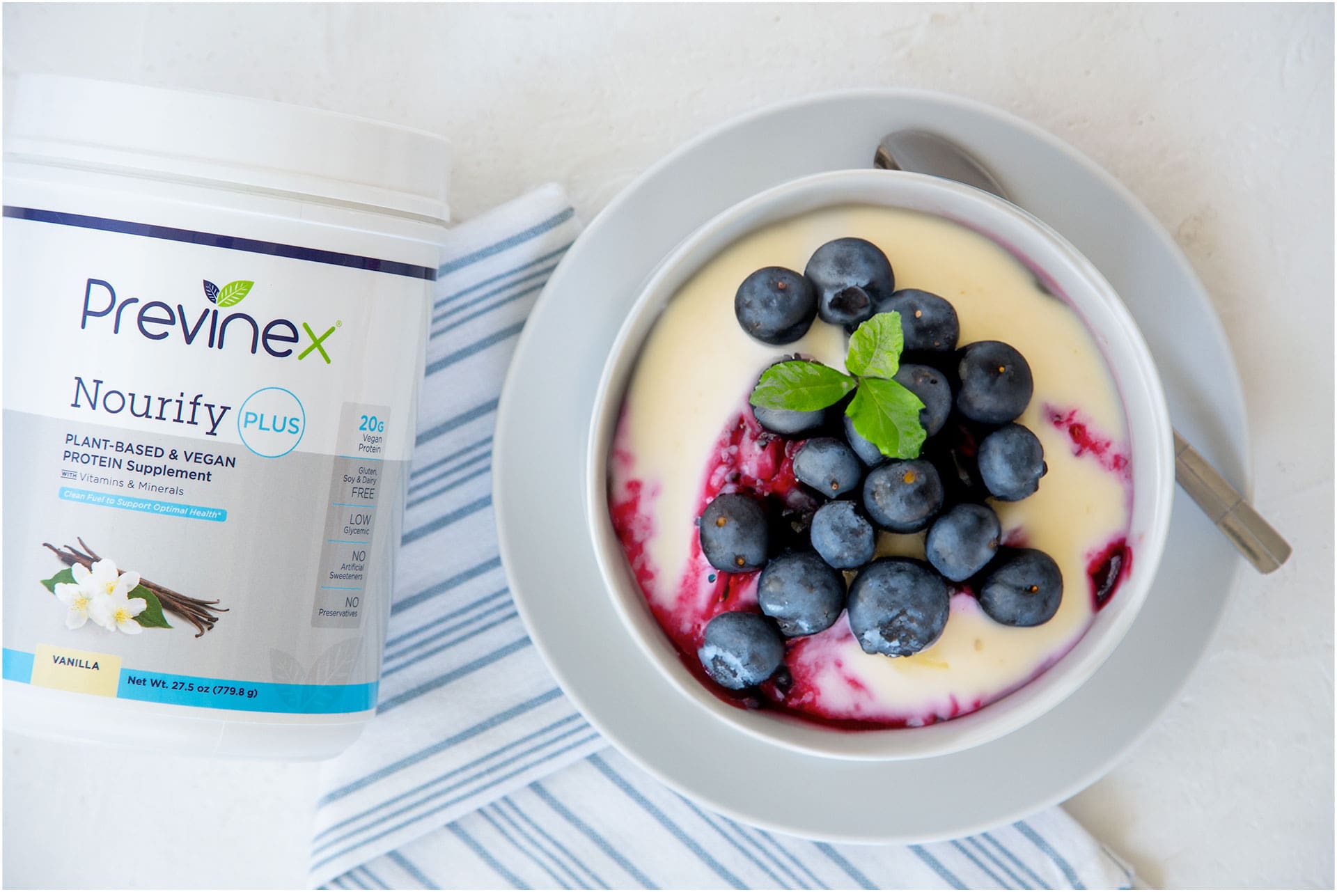 Anti-Inflammatory Lemon Blueberry Cheesecake Recovery Bowl