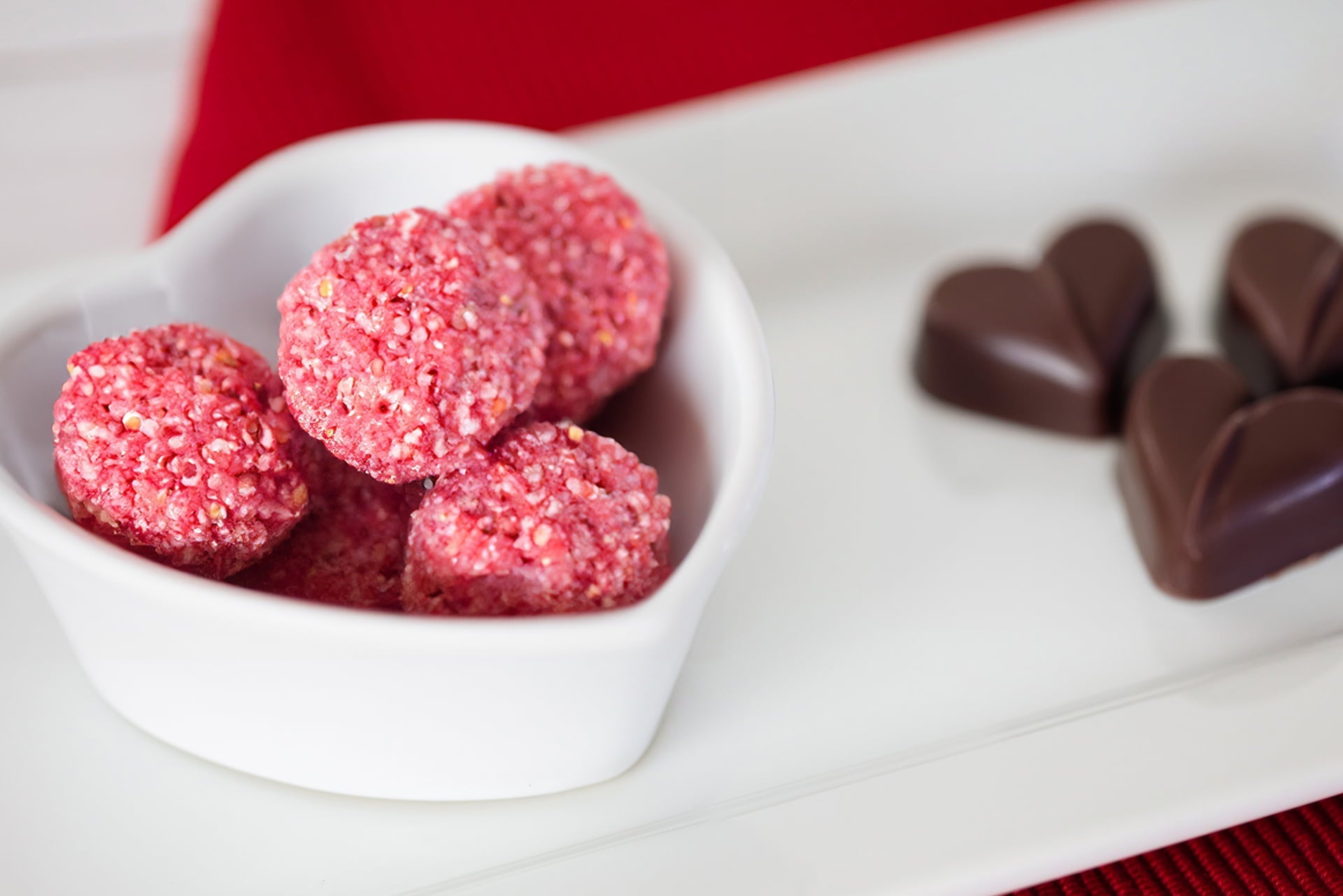 Strawberry Protein Bites