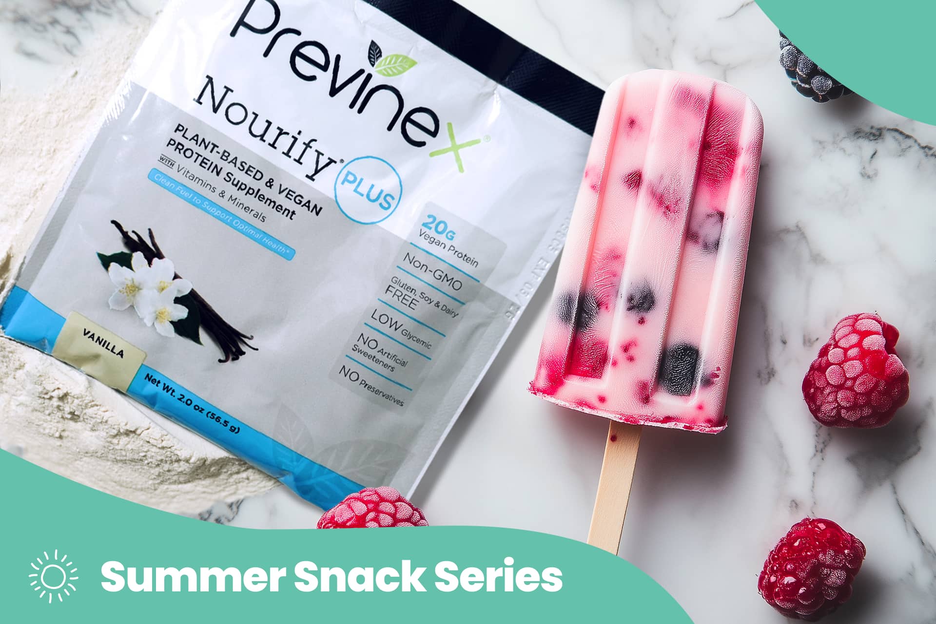 Summer Snack Series: Berry Creamsicles