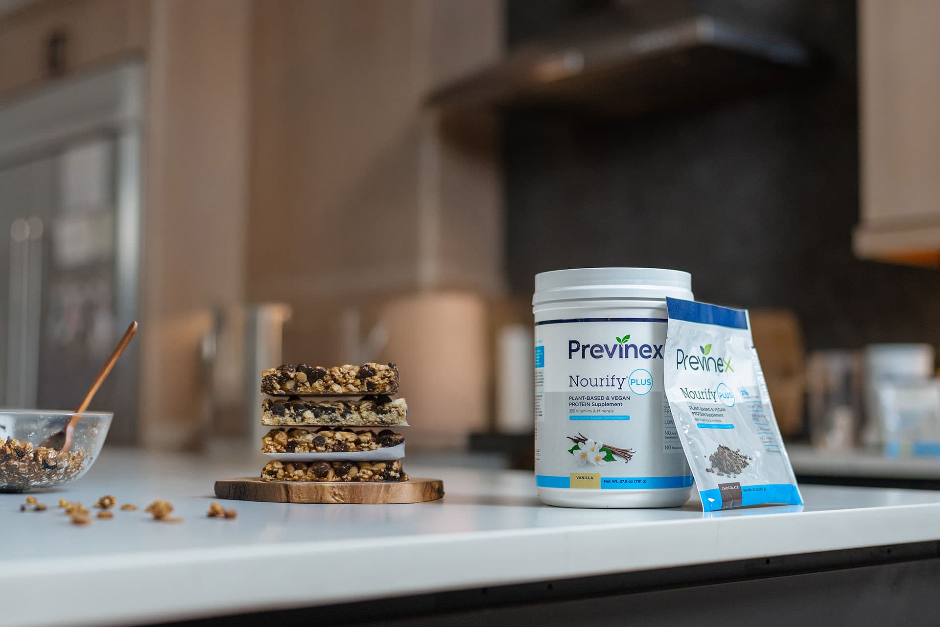 Vegan Peanut Butter Chocolate Chip Protein Bars