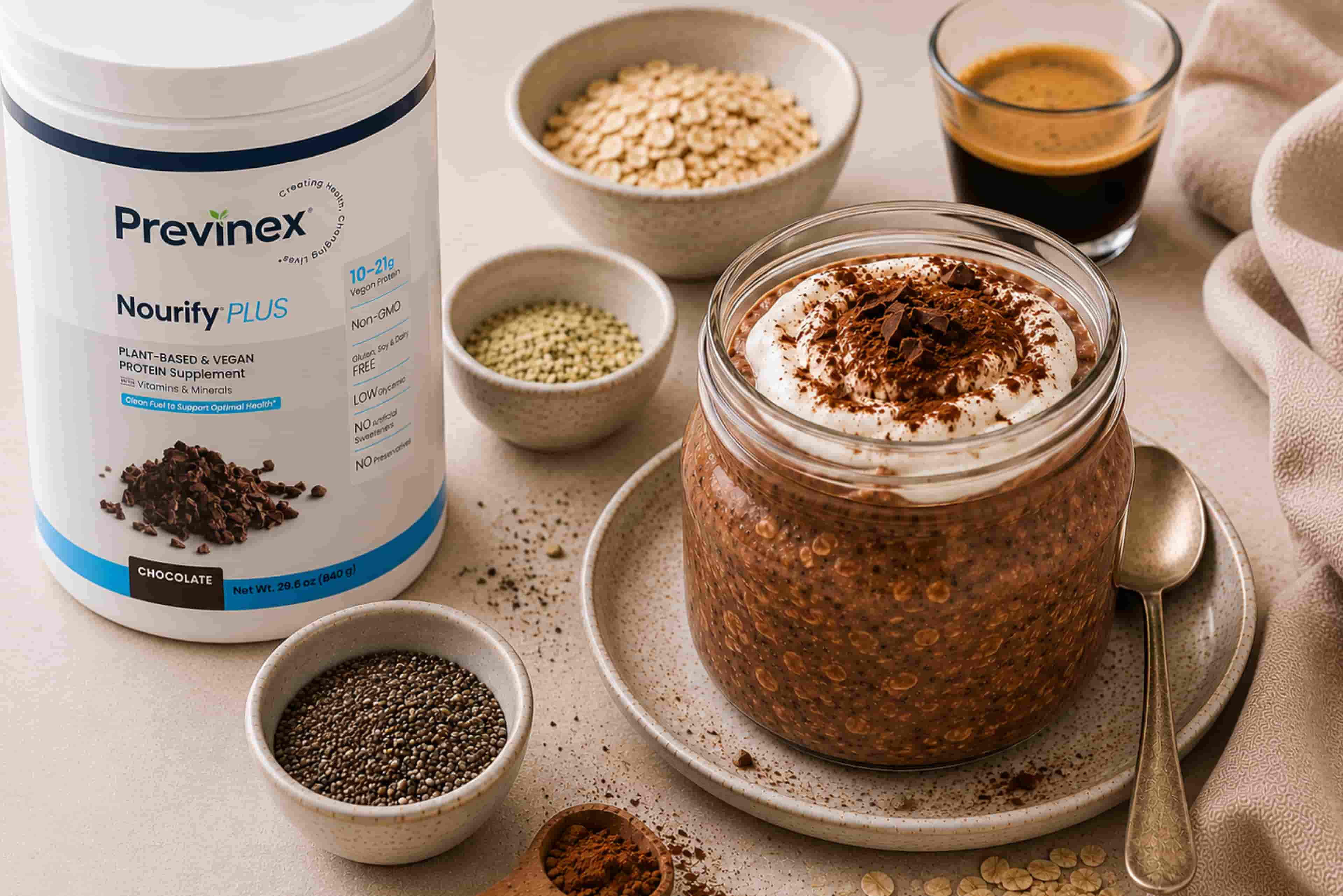 Shake It Up: Tiramisu Protein Overnight Oats Recipe