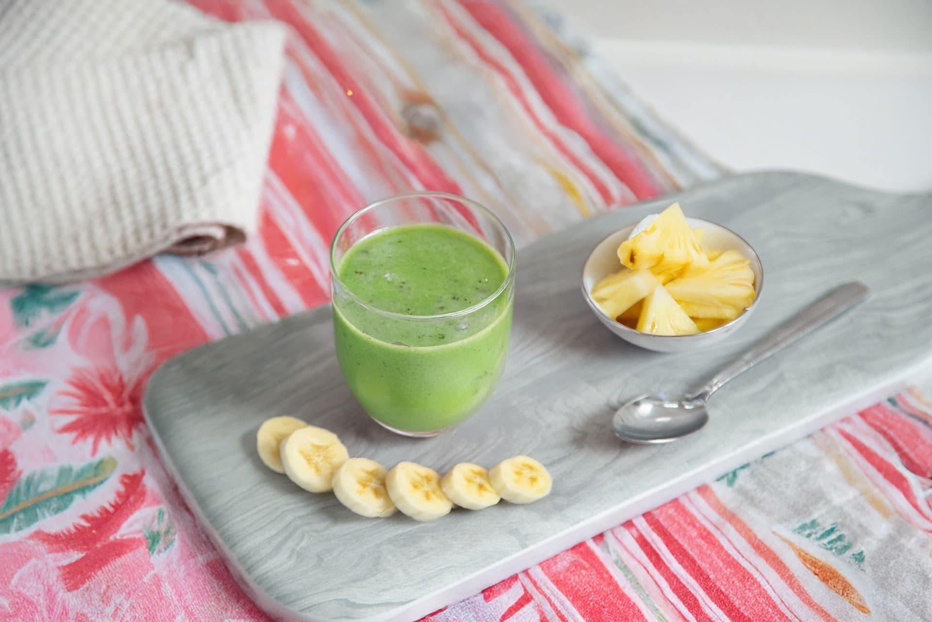 Tropical Green Protein Smoothie