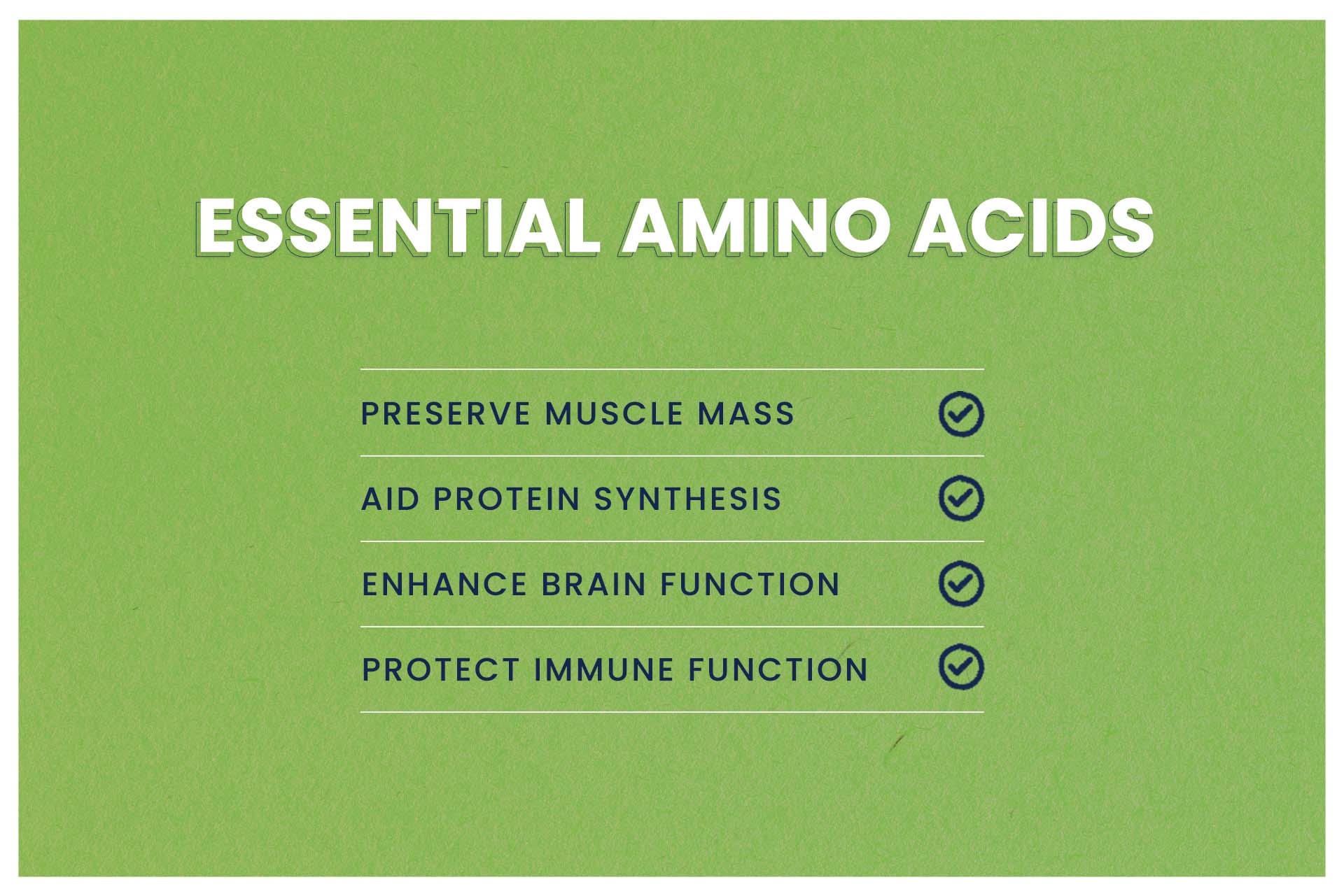 Essential Amino Acids: What They Do and Why They Matter