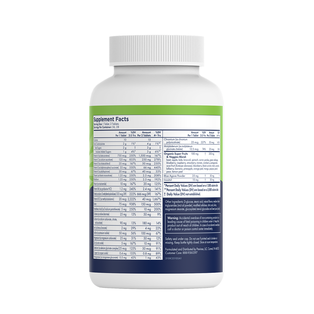 Previnex Super Vites® – Children’s Chewable Multivitamin