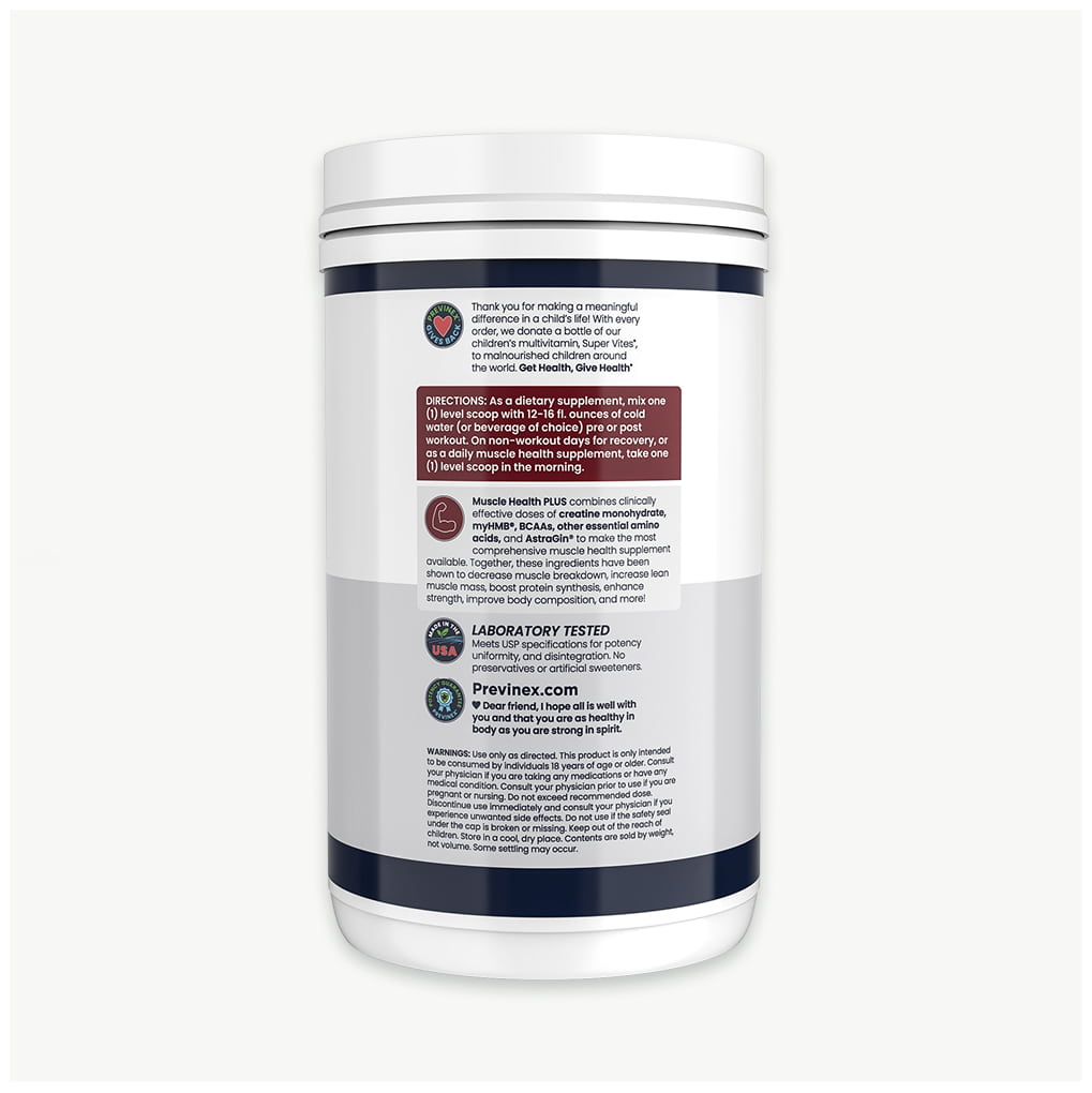 Muscle Health PLUS Creatine Formula