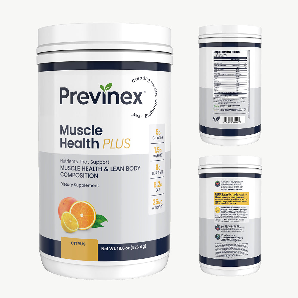Previnex Muscle Performance & Recovery Stack with Creatine + HMB