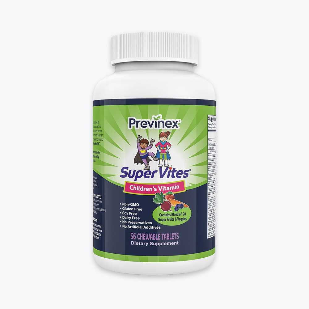 Previnex Super Vites® – Children’s Chewable Multivitamin