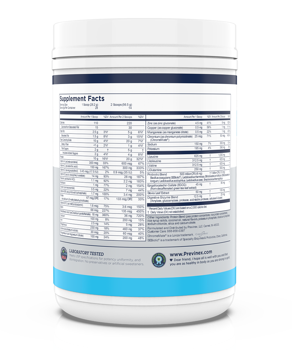 Previnex Nourify® PLUS Vanilla Protein Powder